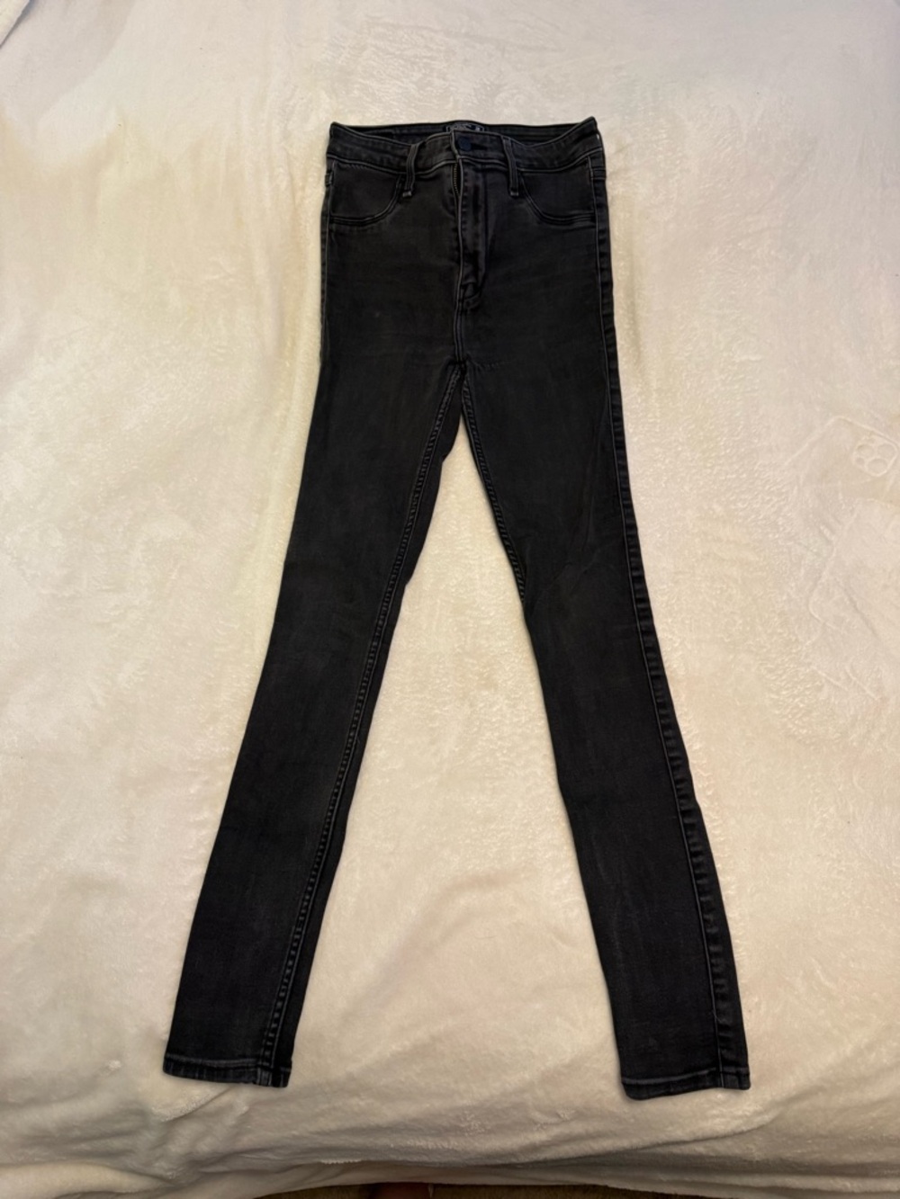 Abercrombie & Fitch Black Skinny Jeans - High-Rise Stretch